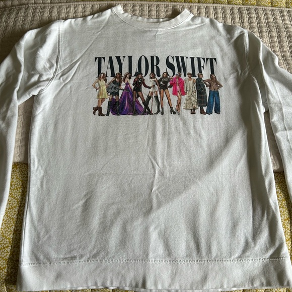 Taylor Swift Eras Crewneck (official merch, white) - Picture 2 of 4